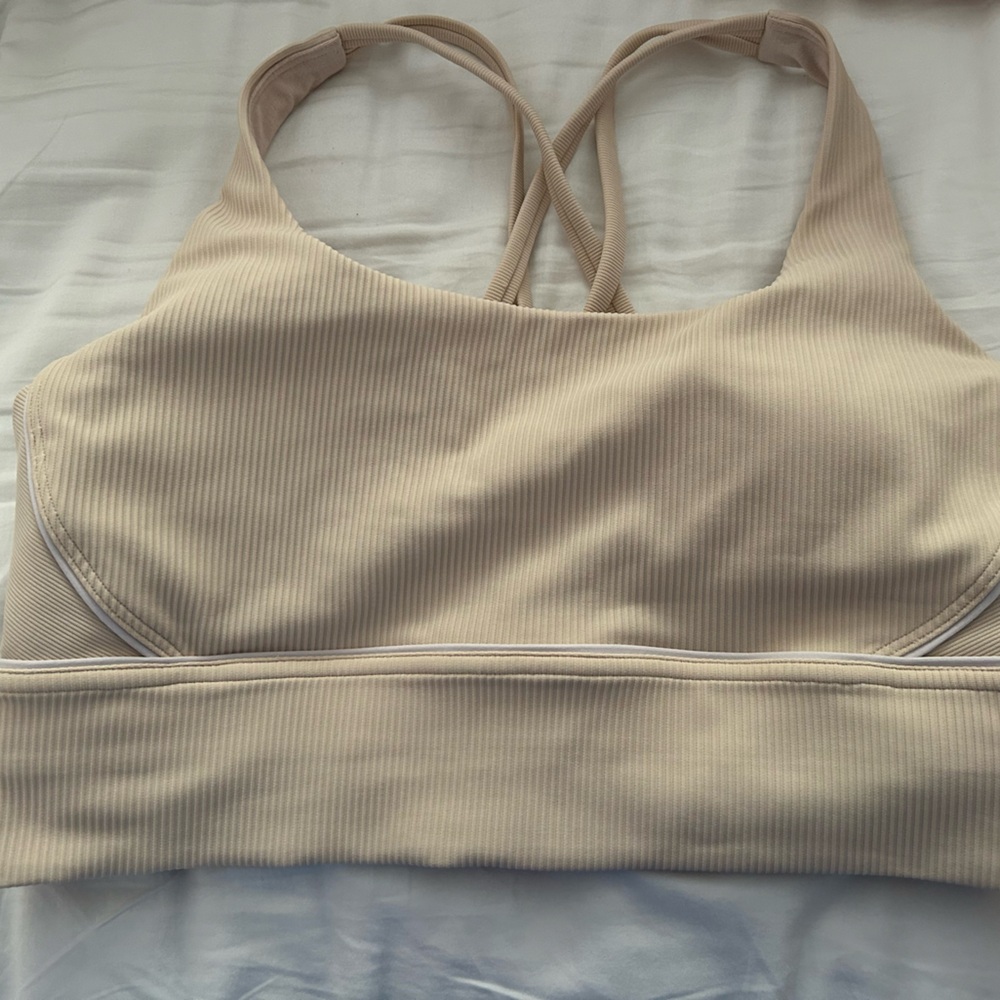 Lululemon Energy Ribbed Longline Sports Bra Size 12